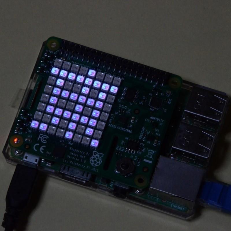 Raspberry Pi Zero WH + Sense HAT V1 + SCD40 連結基板で放熱性良好セット_17