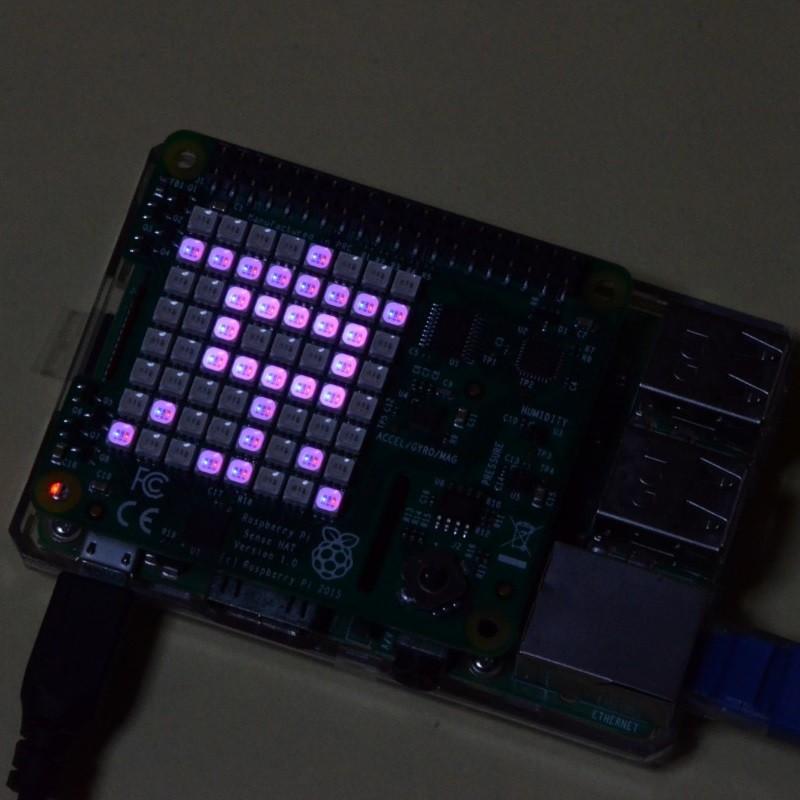 Raspberry Pi Zero WH + Sense HAT V1 + SCD40 連結基板で放熱性良好セット_18