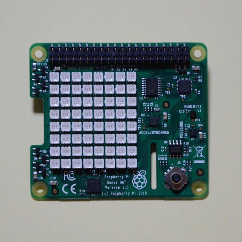 Raspberry Pi Zero WH + Sense HAT V1 + SCD40 連結基板で放熱性良好セット_6
