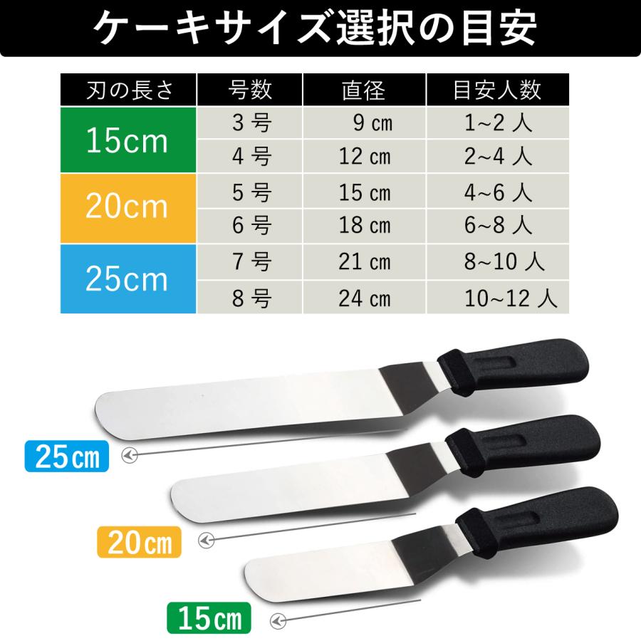 パレットナイフ オーブルー L字型 スパチュラ ケーキナイフ 製菓道具