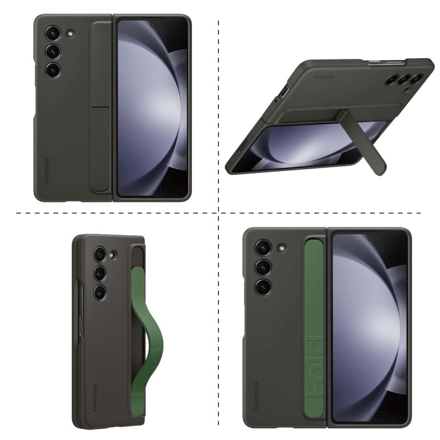 Galaxy Z Fold5 ケース 純正 スタンディングケース with ストラップ