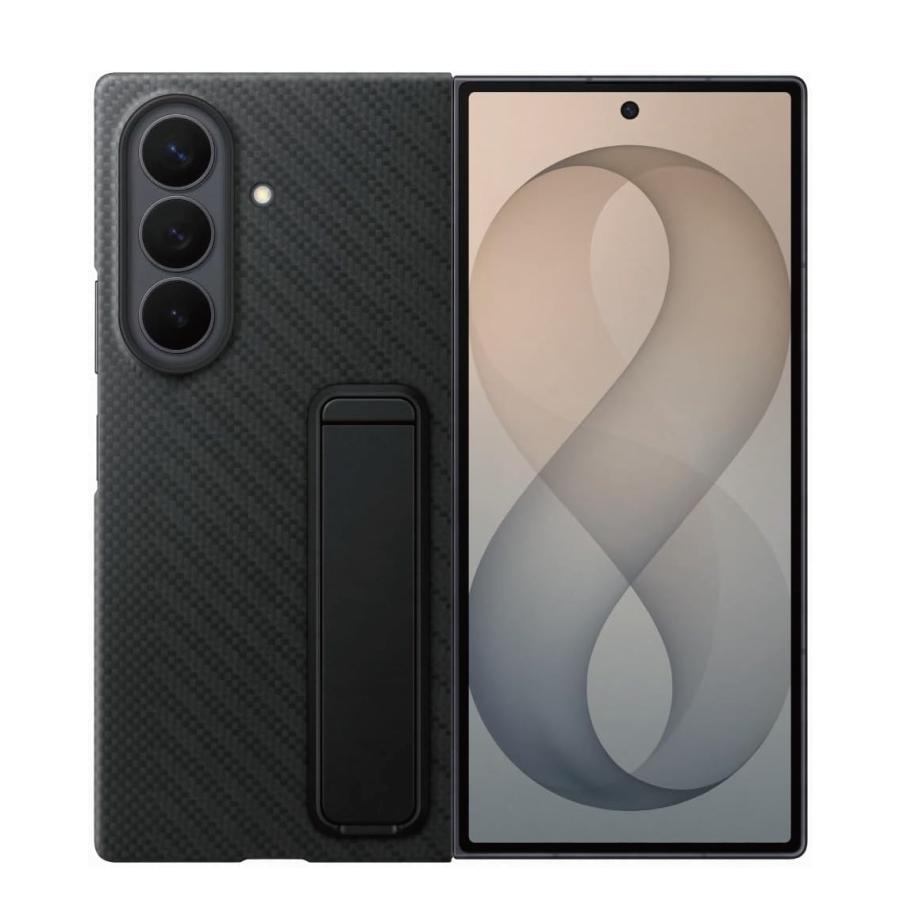 Galaxy Z Fold8 Ultra ケース 純正【純正フィルム2枚付】 カーボン