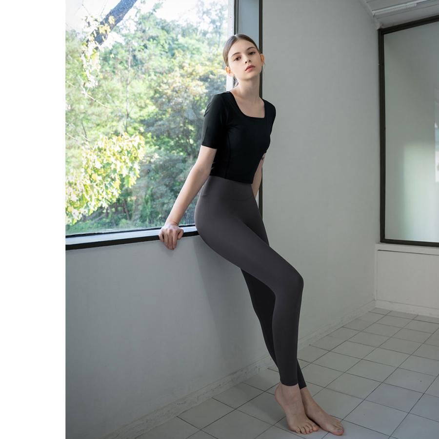 ボトム レディース yoga 美脚 ヨガパンツ ハイウエスト 柔らかい ヒップアップ ロング シームレス Yライン ピラティス ストレッチ