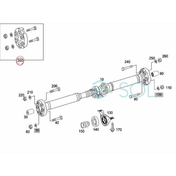 ベンツ W211 W212 W207 W170 W172 プロペラシャフト ジョイントディスク コンパニオンプレート E250 E300 E350 Slk350 Slk32 0004110200 自動車パーツの宝箱 Sol 2号店 通販 Paypayモール