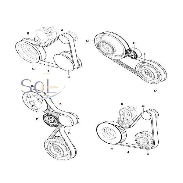 ご注文のページ BMW BMW MINIクーパー R50 ファンベルト Vベルト 6PK1054 11287526364