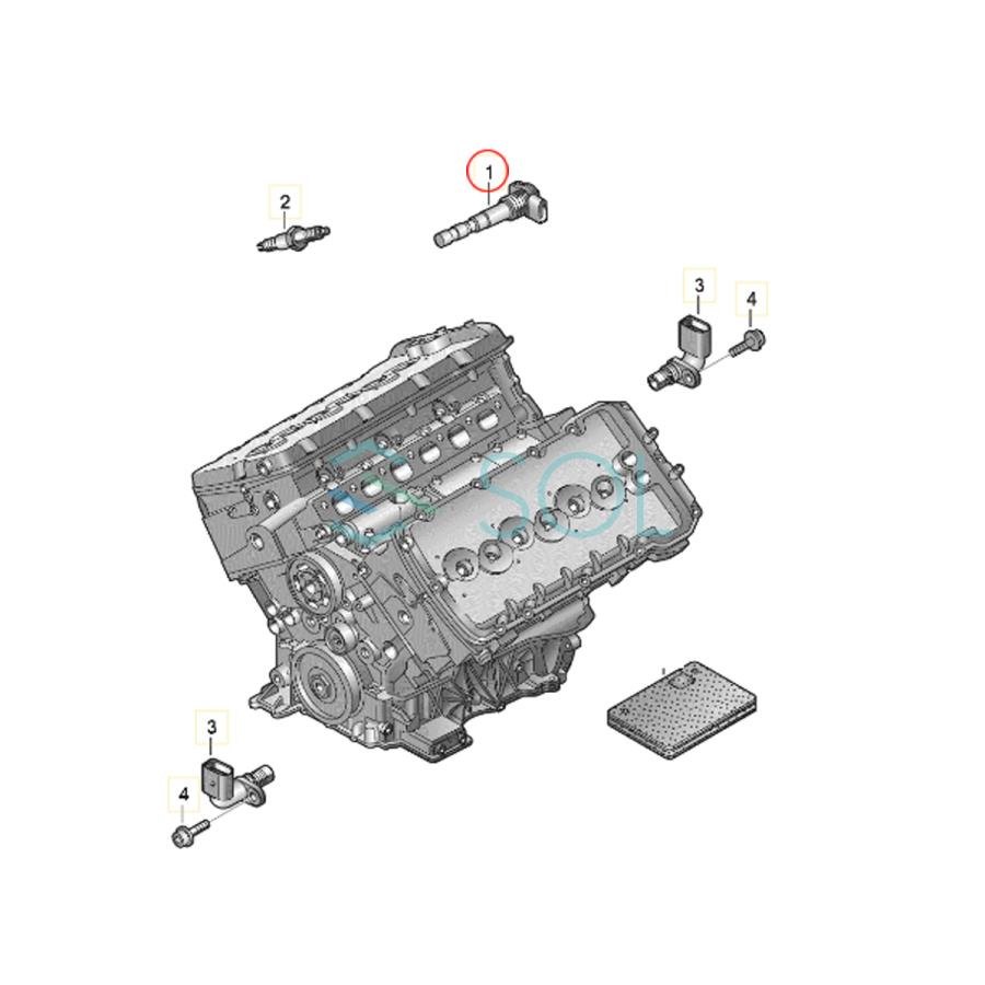 イグニッションコイル 点火コイル スパークコイル アウディ A8 フォルクスワーゲン パサート ベントレー コンチネンタル フライングスパー｜solltd2｜05