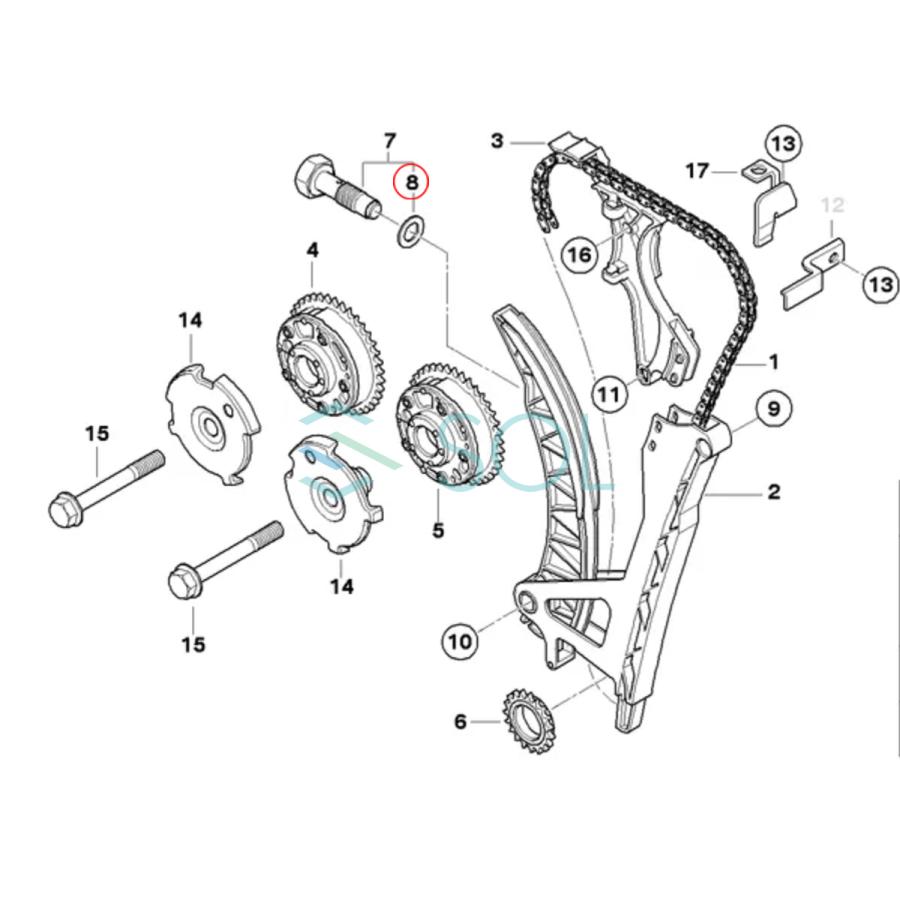 BMW BMW MINI R55 R56 R57 R58 R59 R60 R61 チェーンテンショナー O