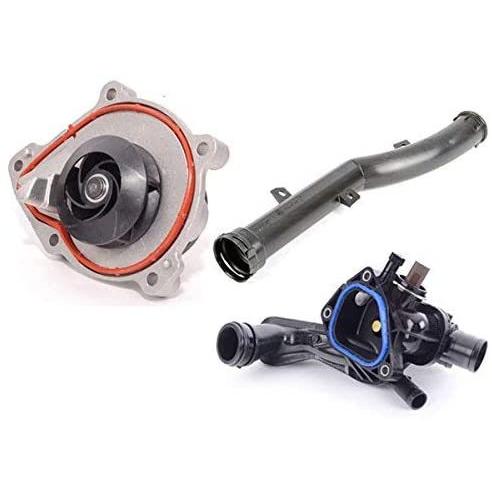 BMW MINI R55 R56 R57 R58 R59 R60 R61 ウォーターポンプ サーモスタット(水温センサー付) ウォーターホース 3点セット 11518604888｜solltd2