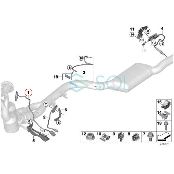 BOSCH（DIY、工具） BMW E82 E87 E88 E90 E91 E92 O2センサー