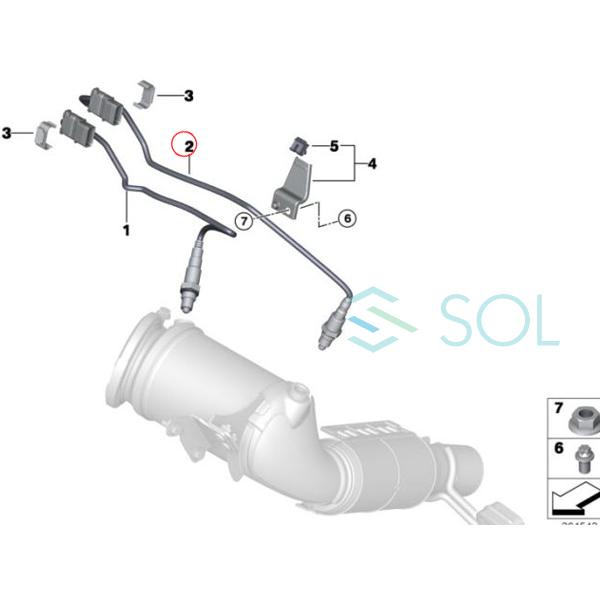 BMW F45 F48 X1 O2センサー ラムダセンサー 218i 225i sDrive18i xDrive20i xDrive25i 11788604889 11788603903 出荷締切18時｜solltd2｜03