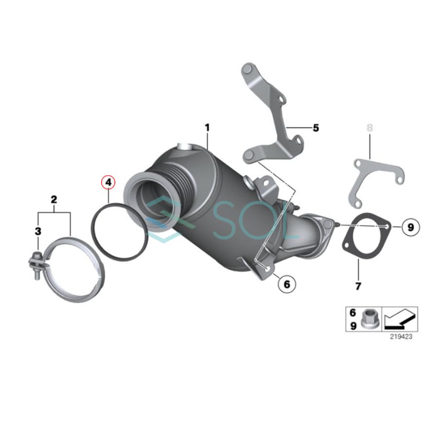 BMW ELRING キャタライザー 触媒コンバーター ガスケット シール 出荷