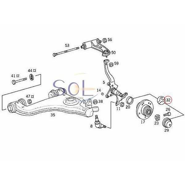 最新作100%新品】 ベンツ W202 W210 フロント ホイールハブベアリング
