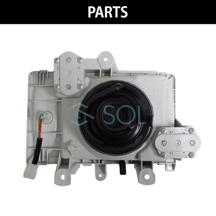 新型キャンター純正ヘッドライト 2個セット 三菱 ふそう 2t NEW キャンター クリスタル ヘッドライト 右