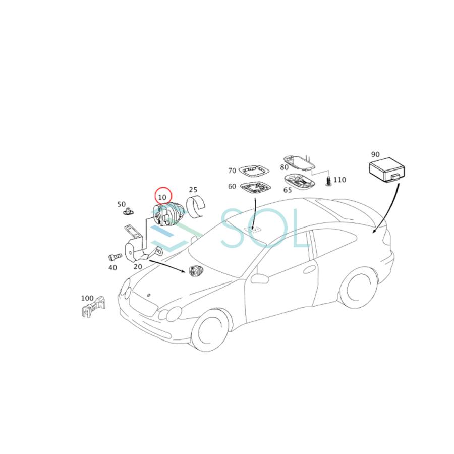 Mercedes-Benz（メルセデス・ベンツ） ベンツ W163 W164 アラーム
