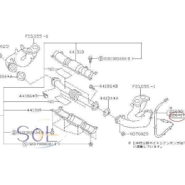 SUBARU スバル レガシィ (BH5 BE5 BES) O2センサー AFセンサー SUBARU スバル レガシィ (BH5 BE5 BES) O2センサー AFセンサー