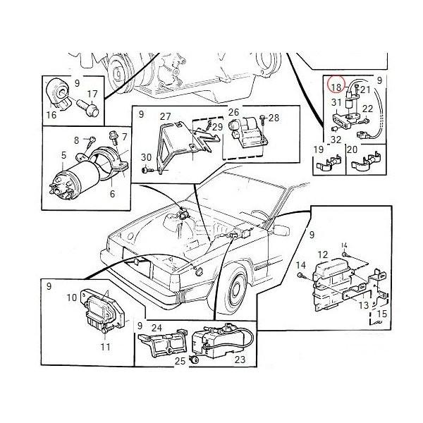ボルボ（VOLVO） VOLVO 240 B200 B230 740 760 940 クランクシャフト