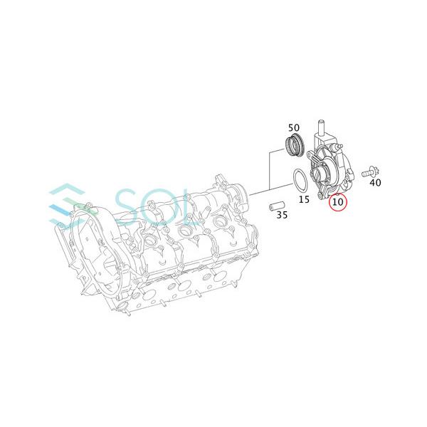 ベンツ W221 W219 W209 X204 R171 バキュームポンプ S350 CLS350 CLK350 GLK350 SLK280 SLK350 2722300065 2722300265 2722300565｜solltd2｜03