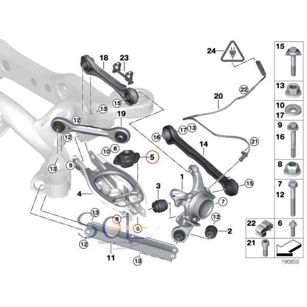 BMW 3シリーズ e92 335i 純正サスペンション　マウント備品あり BMW E90 E91 E92 E93 320i 323i 325i 330i 335i E84 X1 アッパー