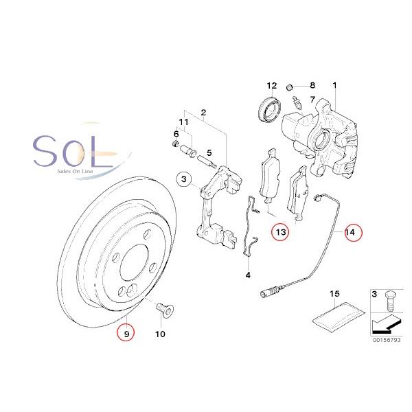 HAPAD MINI ミニ R52 クーパー S リア パッド センサー ブレーキローター左右 34216762871 34356761448 34211503070 18時まで即日出荷_1