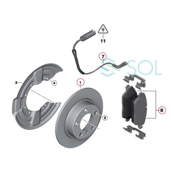 BMW HAPAD BMW MINI R60 R61 リア ブレーキパッド ブレーキパッド