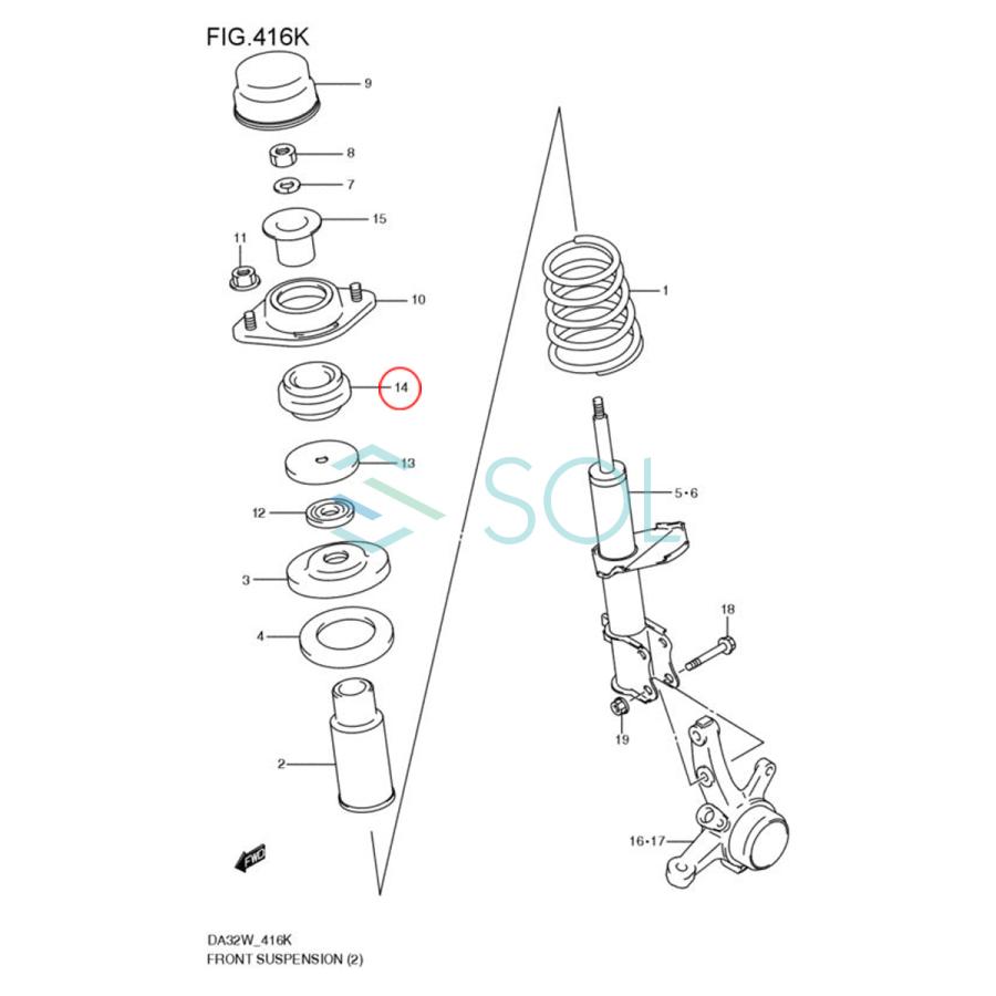 スズキ（SUZUKI） キャリィ エブリィ(DA32W DA52T DA62V DA63T DA64V