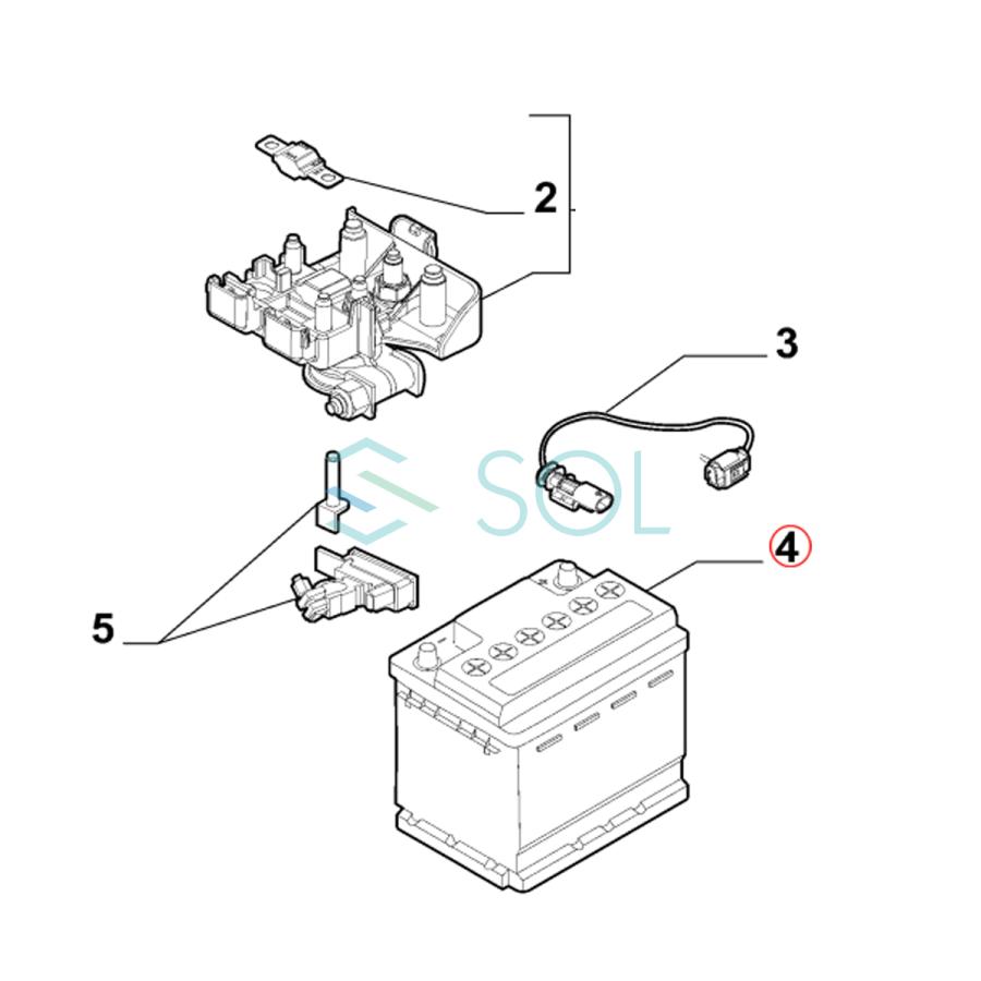 HELLA製 EFB バッテリー アルファロメオ LN2 60AH 560A EFBL2 アルファGT 145 156 ジュリエッタ940 ブレラ ミト 欧州車 出荷締切18時｜solltd2｜05