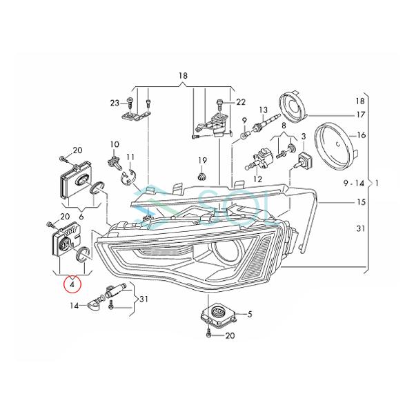 VOLVO V40(525 526) D3S 専用 純正キセノン用 補修バラスト 35W 31335777 W003T22071 2個セット 出荷締切18時_3