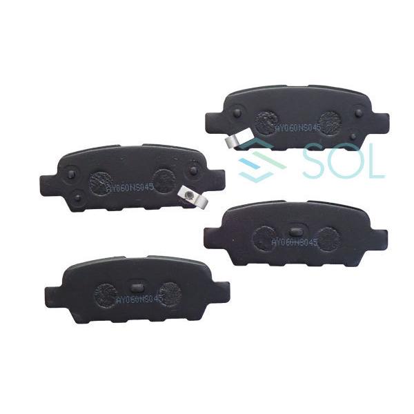HAPAD 日産 スカイライン V35 HV35 NV35 PV35 CPV35 リア ブレーキパッド + ブレーキローター 左右セット AY060-NS045 43206-8H701_1