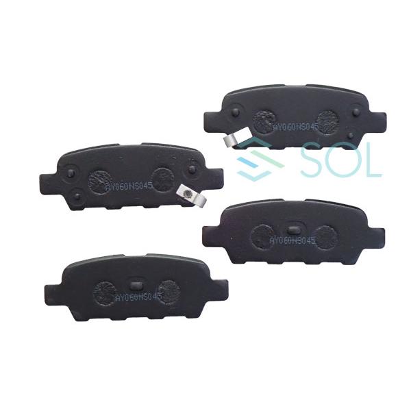 HAPAD 日産 エクストレイル T31 リア ブレーキパッド + ブレーキローター 左右セット AY060-NS045 43206-8H701 18時まで即日出荷_1