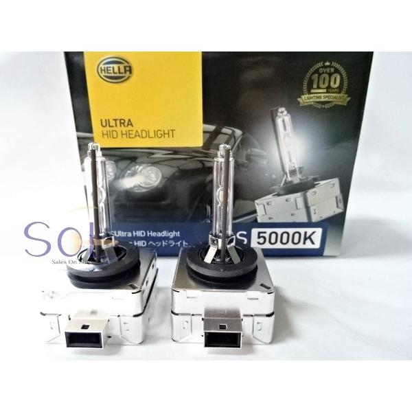 新品 HELLA Ultra HIDヘッドライト D1S 5000K バルブ フォルクスワーゲン（Volkswagen） VW トゥーラン ティグアン ゴルフ6