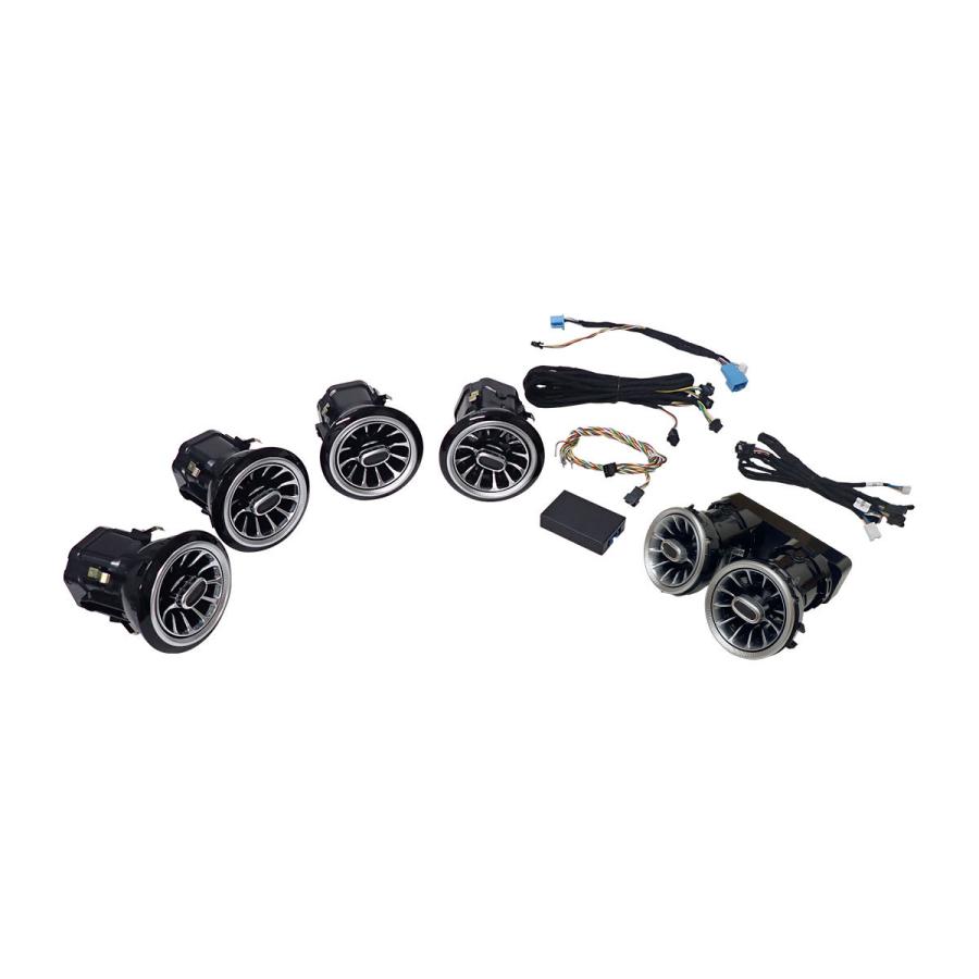 ベンツGクラスW463A(W464)用アンビエントライト連動エアコン吹き出し口 Mercedes-Benz ベンツ Gクラス W463A(W464) タービンルック