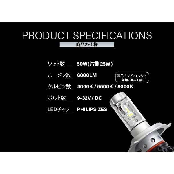 トヨタ メガクルーザー セリカ セルシオ スープラ ソアラ ヘッドライト用 SOLオリジナル X3 LEDバルブ H4 3000 6500 8000K キャンセラー付｜solltd2｜04