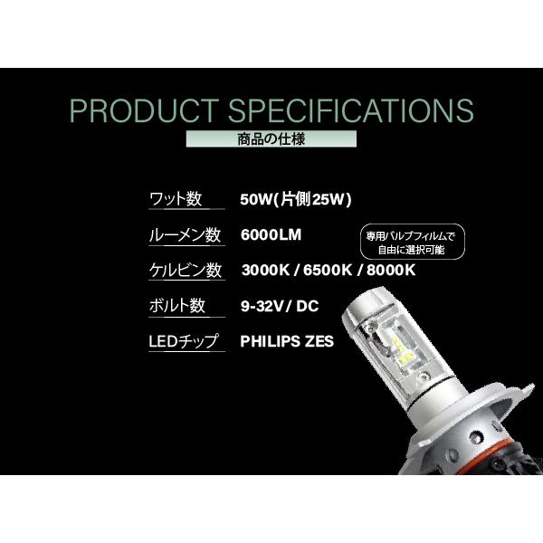 日産 ブルーバードシルフィ プリメーラ カミノ ヘッドライト SOLオリジナル X3 LEDバルブ HB4 3000 6500 8000K キャンセラー付｜solltd2｜04