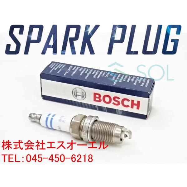 VW シャラン(7N1 7N2) ビートル(5C1 5C7) トゥーラン(1T1 1T2 1T3) イリジウム スパークプラグ 1本 BOSCH FR6HI332 03C905601B｜solltd3