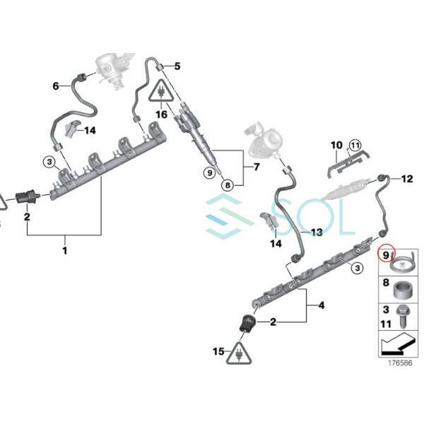 BMW BMW F07 F10 F11 F12 F13 E70 X5 E71 X6 E89 Z4 インジェクター