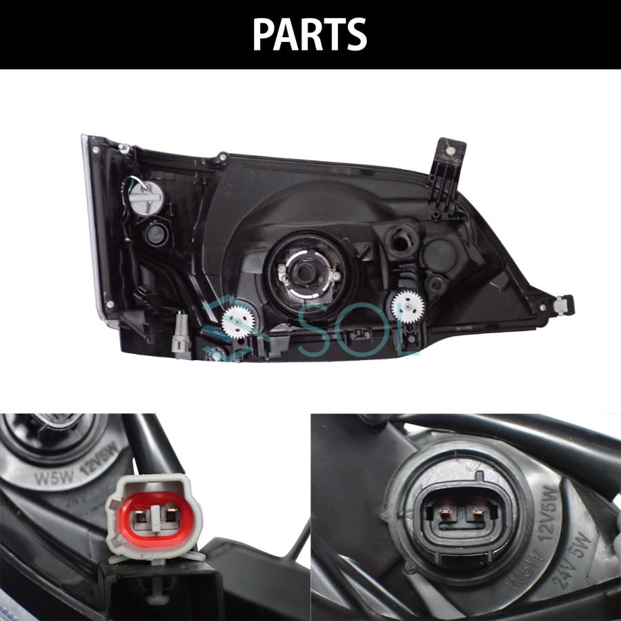 デュトロ左側用ヘッドライト 日野自動車 DEPO デポ 日本光軸 純正タイプ ヘッドライト ASSY