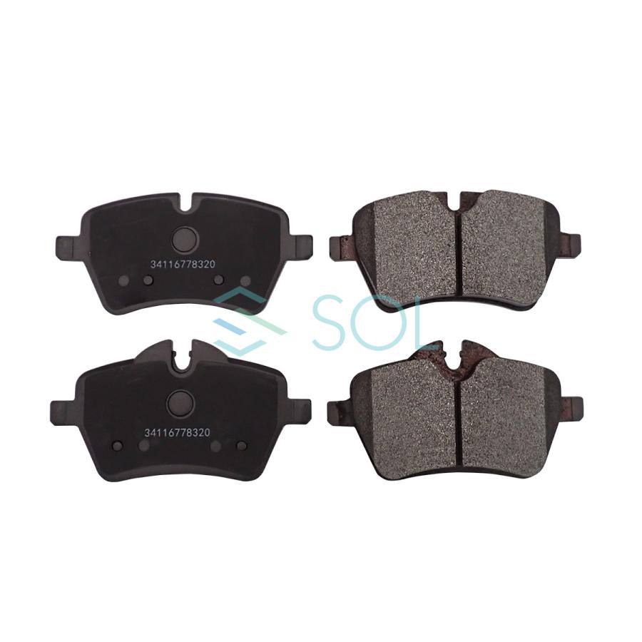 HAPAD MINI ミニ R58 クーパーS フロント ブレーキパッド +センサー + ローター 34116778320 34356789329 34116858652_2
