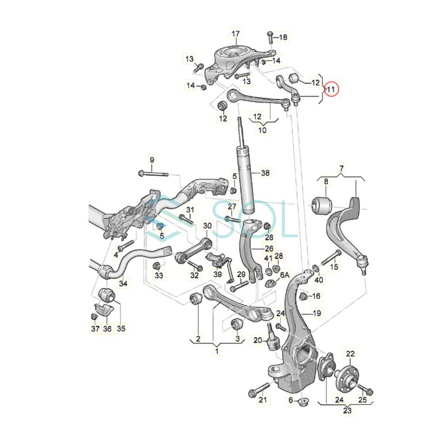 Audi（アウディ） A4 B8(8K2 8K5 8KH) A5(8F7) A6 C7(4G2 4GC 4G5 4GD