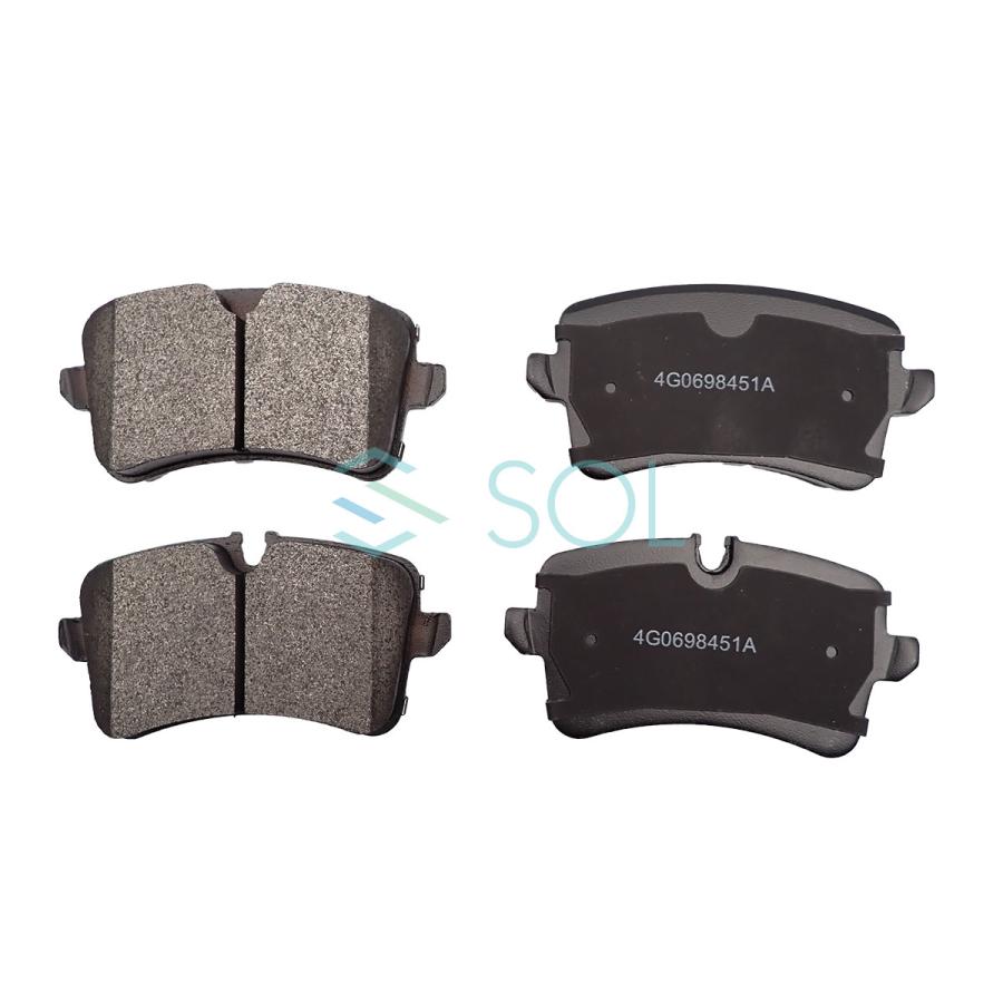 HAPAD Audi アウディ A4 B8 8K フロント リア ブレーキパッド ディスクパッド 前後 セット 1台分 8K0698151H 4G0698451A 18時まで即日出荷_2