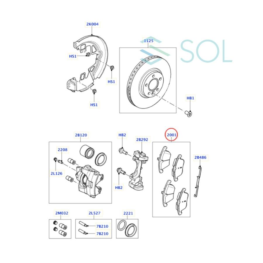 ランドローバー（LAND ROVER） HAPAD レンジローバー イヴォーク L358