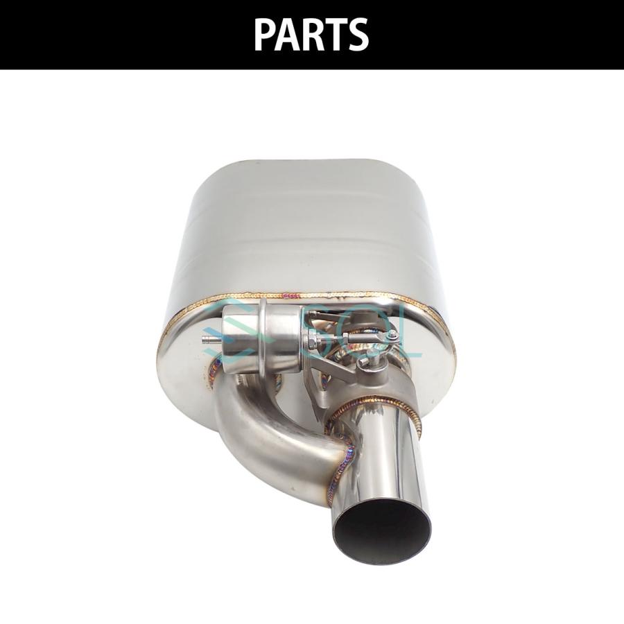 トヨタ（TOYOTA） 63mm 可変バルブ タイコ マフラーサイレンサー 音量