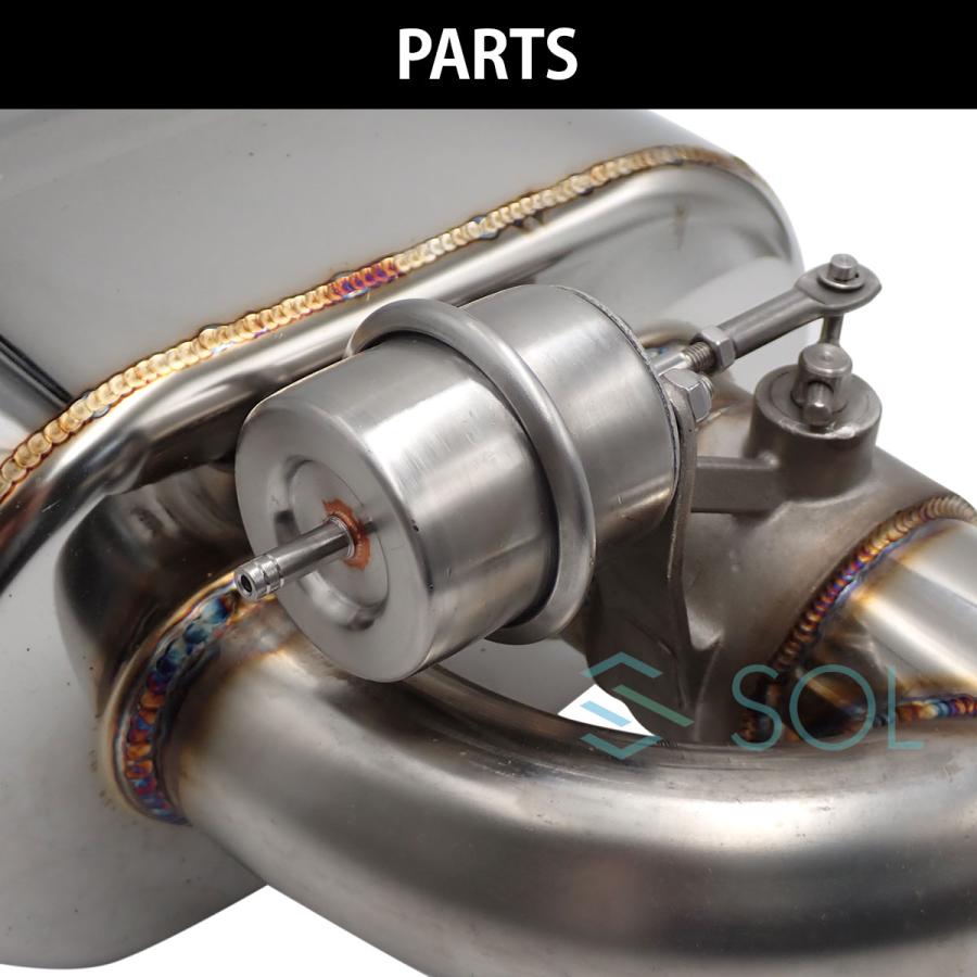 トヨタ（TOYOTA） 63mm 可変バルブ タイコ マフラーサイレンサー 音量