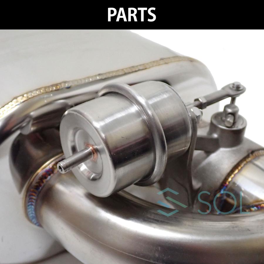 トヨタ 63mm デュアル可変バルブ タイコ マフラーサイレンサー 音量 