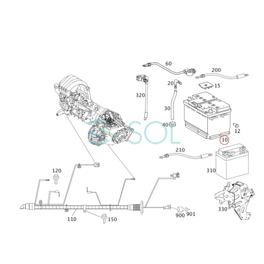 HELLA製 AGM バッテリー ベンツ LN2 12V 60AH CLA CLK CLS C118 C208 C209 C238 C257 AMG AGM-L2 出荷締切18時｜solltd4｜05