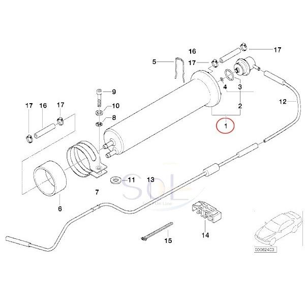 BMW　E53　X5　フューエルポンプ　ガソリンポンプ(アッセンブリー　シールリングパッキン付)　フューエルフィルター　2点セット　燃料ポンプ