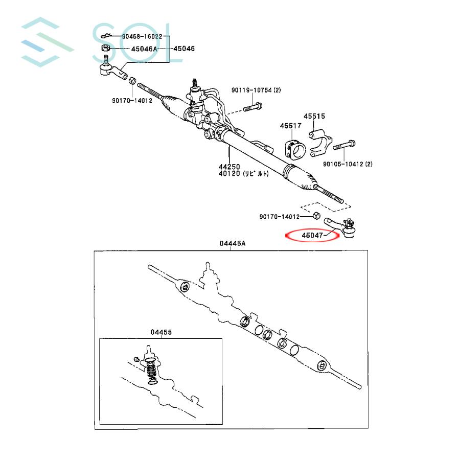 トヨタ（TOYOTA） クラウン マジェスタ(GS151 JZS151 JZS155 LS151
