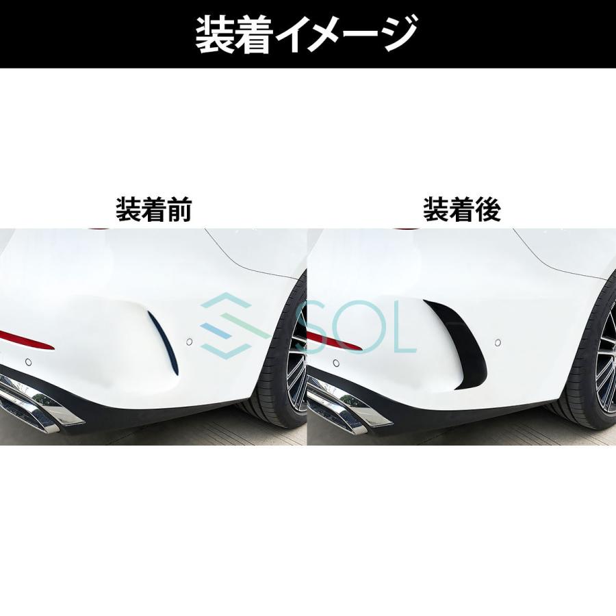 ベンツ Cクラス W206 S206 AMGライン用 リアサイド ダクトカバー プレーンタイプ グロスブラック 出荷締切18時 外装、ボディパーツ ベンツ Cクラス W206 S206 AMGライン用 リアサイド ダクトカバー プレーンタイプ グロスブラック 出荷締切18時