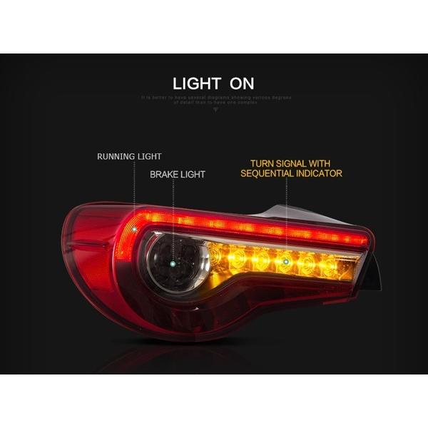 トヨタ（TOYOTA） ZN6 86 前期 2012〜2016 後期ルック LEDテールランプ