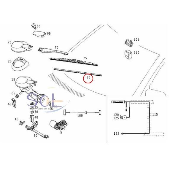 Résistance De Commande Ventilation Pour Mercedes Classe E W210 (E320, E400, E420, E430) - Neuf POLCAR