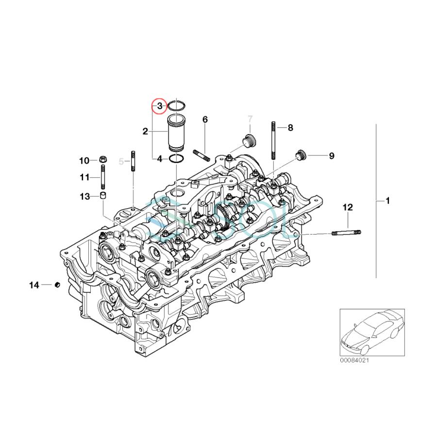 BMW E46 E90 E91 E92 スパークプラグパイプ オーリング Oリング ガスケット 316ti 318i 318Ci 318ti 320i 11377514007 出荷締切18時｜solltd5｜02